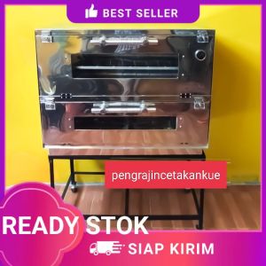 oven gas bahan stanlis ukuran 80x55x70