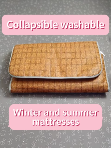 Banig With Foam Sale For Bed 2 Person Bed Mattresses Single/Double/Queen/King Foldable Mattress Dual-use Foam Tatami Mattress Protector Topper