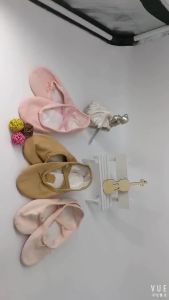 📌waha📌รองเท้าบัลเลต์[23-39 ขนาด 5 สี]ballet shoes kids รองเท้าบัลเล่ต์มืออาชีพ รองเท้าผ้าใบเนื้อนุ่มสำหรับเต้นสำหรับเด็ก รองเท้าบัลเล่ต์สำหรับผู้ใหญ่