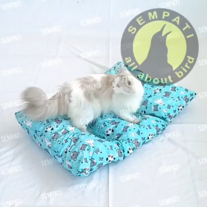 SEMPATI GROSIR Alas Kasur Kucing Jumbo Tempat Tidur Kucing Anjing Isi 5 Pcs Ukuran Besar 90×55 Motif Bantal Kasur Hewan Matras Besar Kucing Anjing Cat Kitten Adult Anabul Sugar Glider Pet Bed