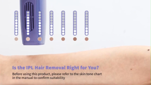 Laser Hair Removal with 5℃ Ice Cooling Painless IPL Laser Hair Removal Device 5 Levels 2 Modes with 3 in 1 Set