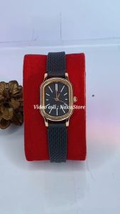 Jam Tangan Wanita New Model Fashion Import Korean Style Kasual Formal Quartz Asli Analog Gaya Vintage Dial Tipis Stainless Steel Titanium Anti Karat Kaca Tebal Anti Gores Aksesoris Arloji Women Watches Premium Original Cewek Kekinian Rubber Elastis -JW5
