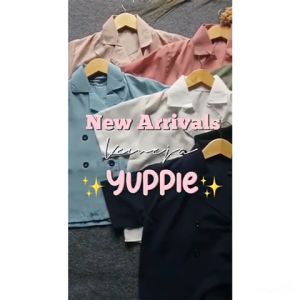 Kem YUPPIE Size XL Wolfis Premium: Atasan Kemeja & Blouse Wanita
