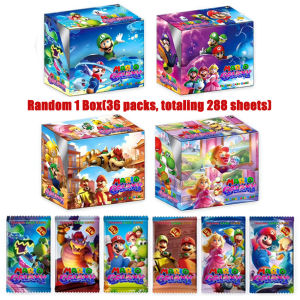Bandai | Super Mario Galaxy Card Pack 288 Cards Mystery Box Perfect for Nintendo Fans Collectors and Trading Card Game Lovers.
