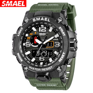 SMAEL Cross border Hot selling Mens Military Watch Waterproof Electronic Sports Watch Night Glow Alarm Bell Watch