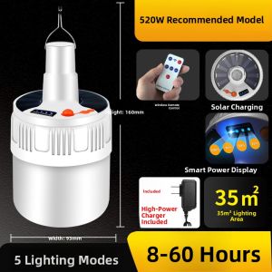 MaiMeng | Super Bright Solar Light Bulb High Power Emergency Lighting