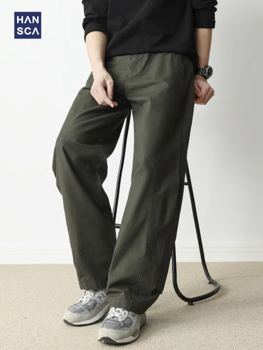 Hansca | Quần Tây Rộng Dành Cho Nam Thẳng Phong Cách Retro | Lazada.vn