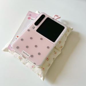 Foldable Magnetic Suction Polka Dot Phone Case for Huawei Purax Collectors Edition Ins Inspired Design Protective Cover