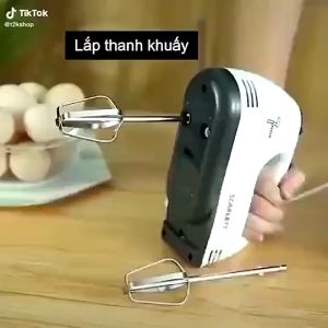 Máy Đánh Trứng Cầm Tay 7 Tốc Độ Máy Đánh Trứng Mini Đa Năng - Công Suất 180W