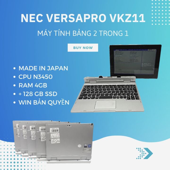 Laptop 2in1 ki m tablet nec versapro vkz11 vkz11t 1 10 1 inch cpu n3450