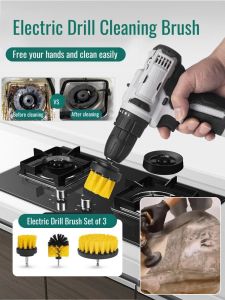 Electric drill cleaning brush set  Electric Brush Accessory Set for Cleaning Moving Brush ead