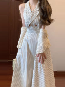 LIRUSHAN | Sleeveless Mature Summer New Fashion Long Dress
