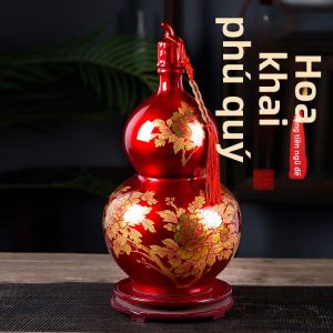 Phụ Kiện Trang Trí Dưa Hấu Đỏ May Mắn Gốm Sứ Kích Thước Lớn