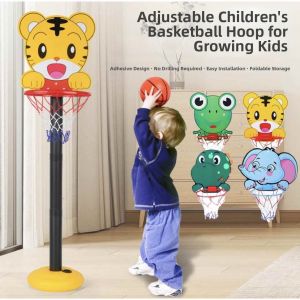ZHENG FU | Adjustable Mobile Childrens Basketball Hoop