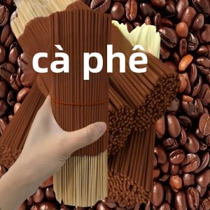 Bộ Que Hương Thơm Cà Phê Tự Nhiên - 20/55/90/130 Que Gỗ Trị Liệu Bằng Hương Thơm Chất Lượng Cao Dành Cho Phòng Trà Tại Nhà Văn Phòng - Lý Tưởng Để Thanh Lọc Không Khí Thư Giãn Tập Yoga & Những Dịp Đặc Biệt