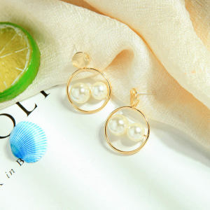 Hoa Tai Vòng Ngọc Trai Bạc Nguyên Chất S925 Thời Trang Mới 2021 Cho Nữ Trang Sức Thời Trang Hợp Kim Trang Trí Tai