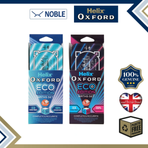 Helix OXFORD Cyber Eco Maths Set | 9-Piece | Assorted Colours