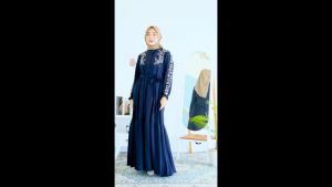 DRESS CRINGKEL BORDIR HANUM RGW GAMIS BORDIR RAPI ANGGUN