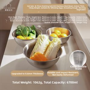 MODERN SWEETHOME | Multifunctional Stainless Steel Draining Basket