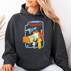 "Lets Call the Exorcist" Vintage Graphic Iron-on Transfer For Clothing DIY Washable T-shirts Thermal Stickers Patches Appliqued