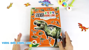 Sách - Sticker Khủng Long - Vừa Học Vừa Chơi - ndbooks