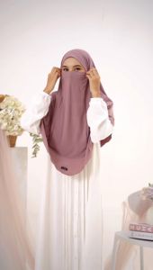Panduan Praktis Memilih & Menggunakan Khimar Jilbab Bergo Instan Hijab Cadar Tali Niqab Syari Jersey Premium