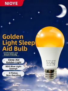 NIOYE | Sleep Assistance Warm Yellow Eye-Protective Soft Light Bulb