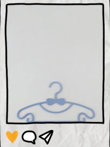 Gantungan Baju Anak/ Isi 5 pcs Hanger Multifungsi Warna Warni/bahan PP 29CM (B290)