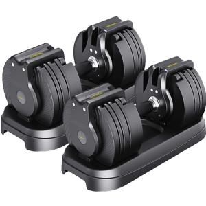 TEZEWA | Adjustable Steel Dumbbells