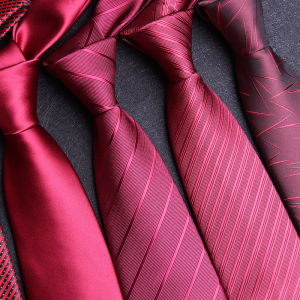 Marriage Wedding Tie Mens Womens No Tie Required Black Red Zipper Business Knot New Groom Formal Necktie Korean Style