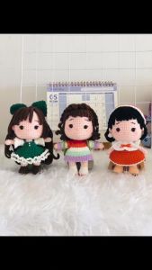 Búp bê len - quà tặng xinh xắn - có sẵn hàng - nhận làm riêng theo yêu cầu