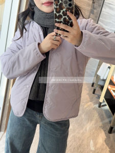 Áo Khoác Cotton Dày Ấm Cổ Tròn Ba Màu Cho Mùa Đông Có Thể Lót Bên Trong Và Lót Nhiều Lớp Q24272 Áo Khoác Cotton Dài Tay Thường Xuyên