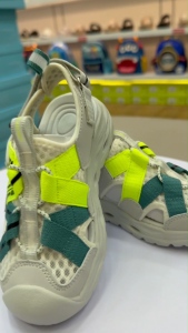 Dr Kong Kids Shoes I Arch Support Flat Foot Correction I All Day Comfort Neon Green Line (DK-1S10B2006BM)