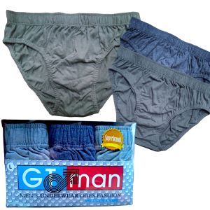 GTman Celana Dalam PriaStyle GMX .Size S-M-L-XLcd pria 3 pcs