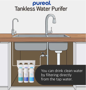Experience Advanced Hydration with Pureal PPU200: The Ultimate UnderSink Water Purifier Powered by Electro Positive Membrane for Efficient Virus Heavy Metals and Chemical Removal. Embrace Superior Water Filtration with Quick Change Filters