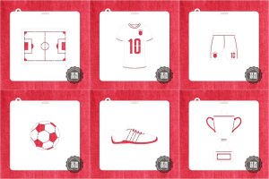 New Football Cup Sugar Cream Biscuit Cartoon Jersey Shoe Trophy Cookie Cutter DIY Baking Tools Kitchen Cooking Utensils