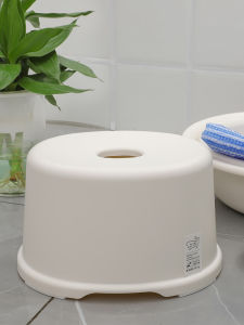 Stool for Bathroom Plastic Non-Slip Bathing Stool Toilet Stool Childrens Stool Laundry Small Stool Simple Practical Style