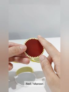 100pcs Certificate Seal Sticker [Red Gold Silver] Common Seal Sticker / Sticker Kertas Sijil