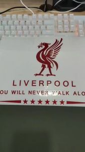 สติ๊กเกอร์ ลิเวอร์พูล LIVERPOOL การสะท้อนแสง คมชัด แผ่นใหญ่ สำหรับทุกตัวอักษร
