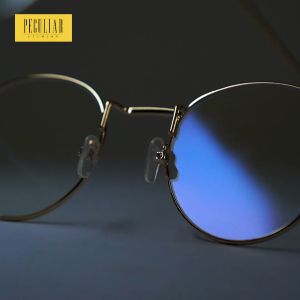 Peculiar Eyewear Louise Round Anti-Radiation UV400 Replaceable Lenses Computer glasses for Women and Men