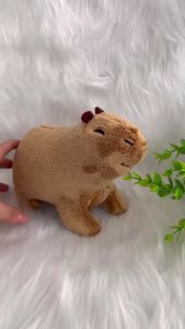Boneka Capybara Rodent Lucu Berukuran 20/30cm Mainan Lembut Hadiah Natal Untuk Anak-anak