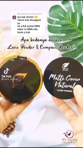 MATTE COVER NATURAL LOOSE POWDER SR12 / FACE POWDER BEDAK TABUR WITH SPF 15
