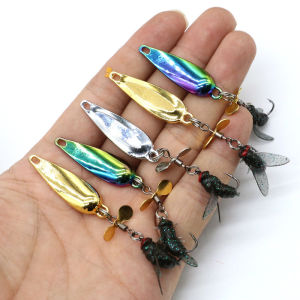 Lure fly fishing hooks handmade bait combo kit suitable for bass trout and salmon suitable for freshwater and saltwater