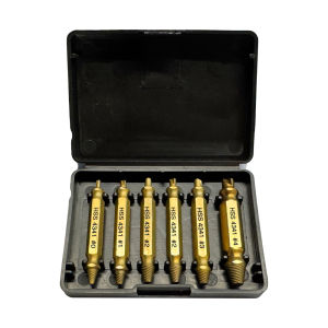 6-piece screw extractor drill extractor broken wire quick bolt extractor multiple colors bolt stud removal power tool set