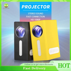 New T300 Mini Projector LED Home Cinema Theater Video Movie Player New UI Design High Graphic Best Quality Portable Projector