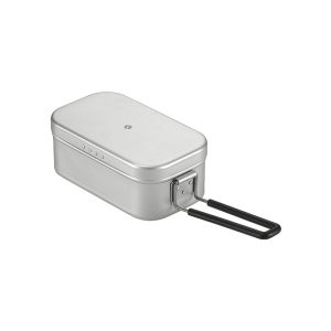 Campingmoon | Outdoor Supplies Hard Oxidized Aluminum Portable Lunch Box Open Fire Heating Picnic Camping Lunch Box Aluminum Lunch Box