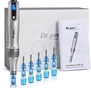 Dr.Pen Microneedling Dermapen M8S Wireless Derma Roller Pen with 6pcs 12PIN 36PIN Replacement Cartridges Needles