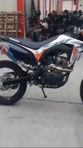 Paket Silencer Knalpot Klx 150 S L Bf Crf150L Fmf Ujung Carbon Blue Dtracker 150 Wr 155 Pro Series Original Suara Bass Gahar Crf 150 L Kompetisi Wr155