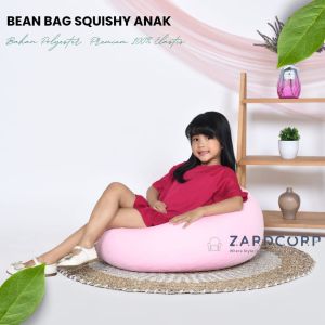 Bean Bag Squishy Anak Termasuk Isi Bahan Polyester Premium Elastis