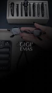 Kacamata Vintage Bulat Pria Kacamata Hitam Retro Meylani Sunglasses Wanita Classic KCMELA
